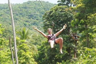 Ko Samui : Sky Fox Cable Ride in the Jungle Ko Samui : Sky Fox Cable Ride in the Jungle