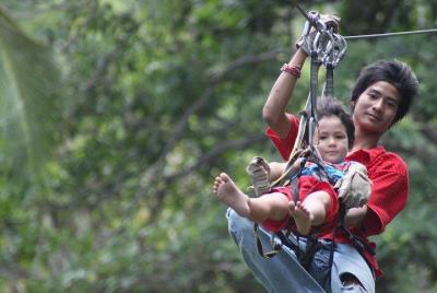 Ko Samui : Sky Fox Cable Ride in the Jungle Ko Samui : Sky Fox Cable Ride in the Jungle