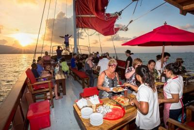 Koh Samui Romantic Sunset Cruise Tour By Red Baron Chinese Sailbo
