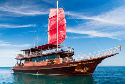 Private Half-Day Red Dragon Yacht for Snorkeling Koh Tan & Visit Pig Island  Private Half-Day Red Dragon Yacht for Snorkeling Koh Tan & Visit Pig Island