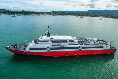 Koh Samui to Nakhon Si Thammarat Airport by Seatran Discovery Fer Koh Samui to Nakhon Si Thammarat Airport by Seatran Discovery Fer