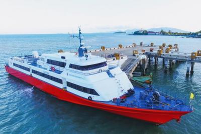 Koh Tao to Nakhon Si Thammarat Airport by Seatran Discovery Ferry and Minivan Koh Tao to Nakhon Si Thammarat Airport by Seatran Discovery Ferry and Minivan