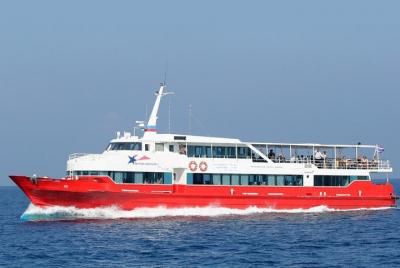 Koh Phangan to Koh Samui Airport by Seatran Discovery Ferry and Minivan Koh Phangan to Koh Samui Airport by Seatran Discovery Ferry and Minivan