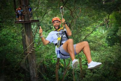 Flying Hanuman Ziplines 42 platform With Lunch & Transfer RoundTrips
