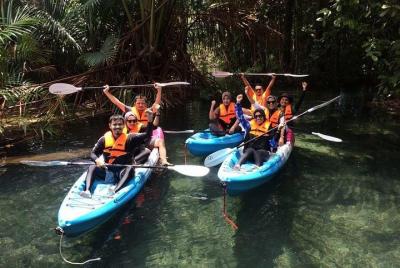 Kayaking & Swimming in Hidden Freshwater Lagoon, Unseen Krabi Hal Kayaking & Swimming in Hidden Freshwater Lagoon, Unseen Krabi Hal