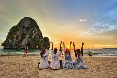 Krabi 4 Islands Sunset Premium Service Trip by Speedboat + BBQ Di Krabi 4 Islands Sunset Premium Service Trip by Speedboat + BBQ Di