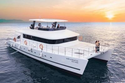 Krabi Krabi's Coastline Luxury Sunset Cruise with Power Catamaran