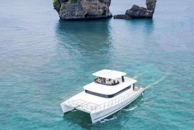 Luxury Sunset Cruise at Krabi Luxury Sunset Cruise at Krabi's Coastlin with Power Catamaran