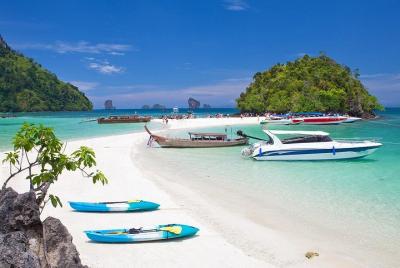 4 Islands Day Tour from Krabi with Tub, Chicken, Poda Island & Ph