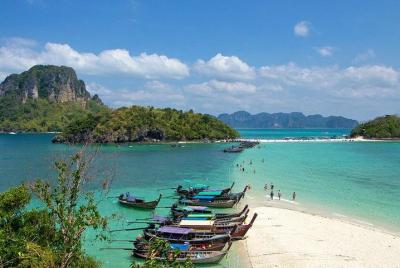 Krabi 5 Islands and Talu Cave Snorkeling Tour by Longtail Boat