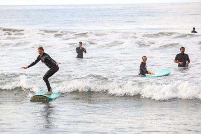 Private Couple Surf Lesson with Local Coach in Los Angeles