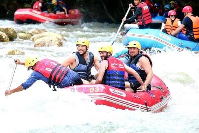 PHUKET: White Water Rafting 5 KM-Zipline 150 m.-Waterfall-Temple- PHUKET: White Water Rafting 5 KM-Zipline 150 m.-Waterfall-Temple-