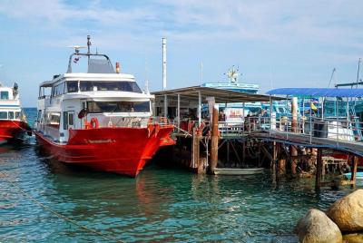 Surat Thani Don Sak Pier to Koh Phangan by Seatran Discovery Ferr Surat Thani Don Sak Pier to Koh Phangan by Seatran Discovery Ferr