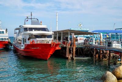 Surat Thani Town to Koh Samui by Shared Minivan and Seatran Disco Surat Thani Town to Koh Samui by Shared Minivan and Seatran Disco
