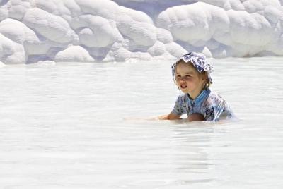 Pamukkale Hot Springs and Hierapolis Ancient City from Kemer Pamukkale Hot Springs and Hierapolis Ancient City from Kemer