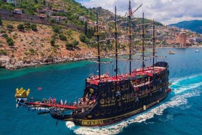 Big King (Kral) Pirate Deluxe Boat Trip from Marmaris