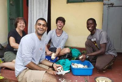 Cooking class for typical Ugandan food Cooking class for typical Ugandan food