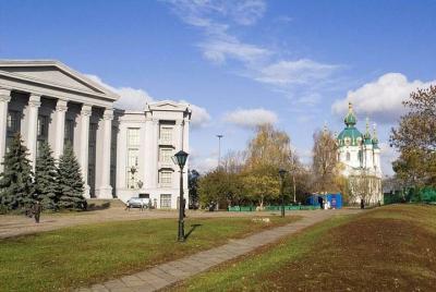 Museum History of Ukraine with St Andrew Church and St Michael Go Museum History of Ukraine with St Andrew Church and St Michael Go