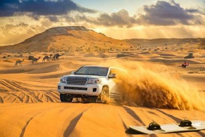 Dubai Red Dune Desert Safari: Camel Ride, Sandboarding & BBQ Opti