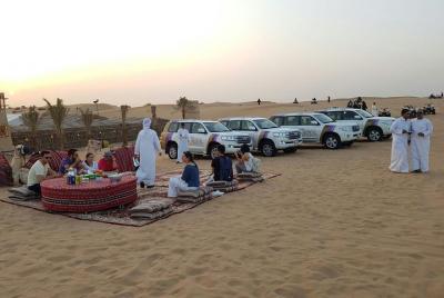 Dubai Desert Safari evening with VIP Treat , BBQ Buffet and Excit Dubai Desert Safari evening with VIP Treat , BBQ Buffet and Excit