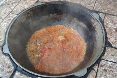 Plov making in Samarkand Plov making in Samarkand