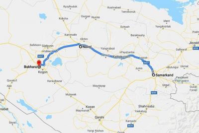 Samarkand - Bukhara Transfer (275 km) Samarkand - Bukhara Transfer (275 km)
