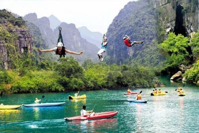 Paradise Cave and Dark Cave full day tour - Phong Nha National Park Paradise Cave and Dark Cave full day tour - Phong Nha National Park