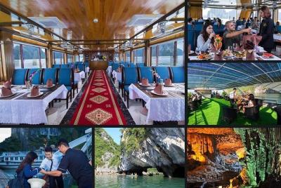 Halong Full Day Tour- 5,5 Hours Cruise & Limousine Transfer on Highway Halong Full Day Tour- 5,5 Hours Cruise & Limousine Transfer on Highway