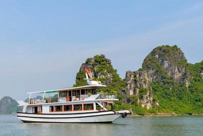 Luxury Wonder Bay Cruise: Full Day Explore Halong Bay With Transfer From Hanoi Luxury Wonder Bay Cruise: Full Day Explore Halong Bay With Transfer From Hanoi