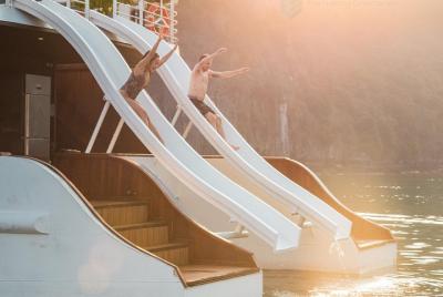 Catamaran Sailing & Water Slides - Luxury Day Cruise in Halong Bay-Lan Ha Bay Catamaran Sailing & Water Slides - Luxury Day Cruise in Halong Bay-Lan Ha Bay