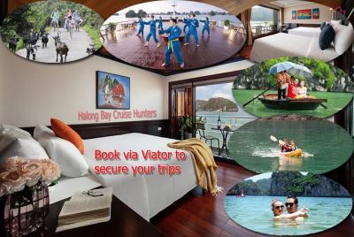 All-Inclusive 2 Day/1 Night Premium Cruise by Limousine Bus from Hanoi All-Inclusive 2 Day/1 Night Premium Cruise by Limousine Bus from Hanoi