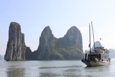 Halong Islands and Cave Join in Day Tour with National Highway Tr Halong Islands and Cave Join in Day Tour with National Highway Tr