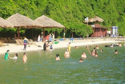 6 Hours Halong Bay Cruise On Titop Island & Swimming With Lunch On Deluxe Cruise 6 Hours Halong Bay Cruise On Titop Island & Swimming With Lunch On Deluxe Cruise