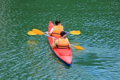 Halong bay 10 hours cruise trip: Swimming, kayaking, Titop island, dark cave Halong bay 10 hours cruise trip: Swimming, kayaking, Titop island, dark cave
