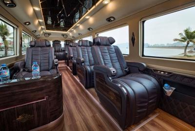 Transfer Ha Long to Ha Noi Super Limousine Morning Bus Transfer Ha Long to Ha Noi Super Limousine Morning Bus