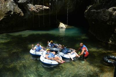 Cave-tubing or kayak and Xunantunich