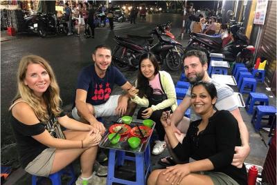 Tasting 7 Different Hanoi Street Foods + Local Drink at Evening Time by Walking Tasting 7 Different Hanoi Street Foods + Local Drink at Evening Time by Walking