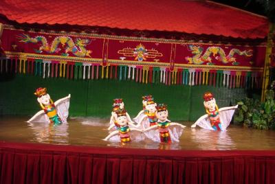 Small Group Hanoi Evening Tour with Cyclo and Water Puppet Show with Food Small Group Hanoi Evening Tour with Cyclo and Water Puppet Show with Food