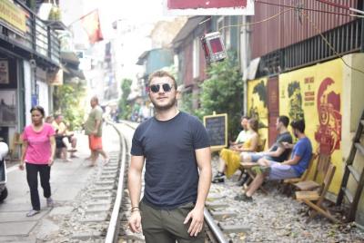 Hanoi is a fantastic train track. Hanoi is a fantastic train track.
