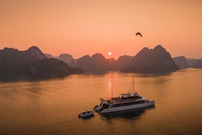 The Catamaran Cruise - Luxury Day Tour in Halong & Lan Ha Bay Full Activities The Catamaran Cruise - Luxury Day Tour in Halong & Lan Ha Bay Full Activities