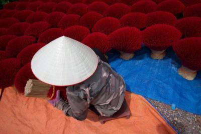 The incense sticks - Hanoi photography tours with Momentlives The incense sticks - Hanoi photography tours with Momentlives