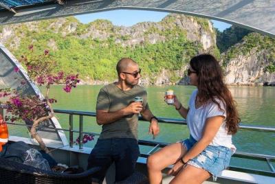 Ha Long Bay Deluxe Day Cruise Tour: Titov Island-Amazing Cave-Lun Ha Long Bay Deluxe Day Cruise Tour: Titov Island-Amazing Cave-Lun