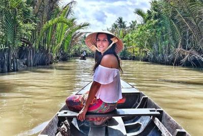 Small Floating Market & Mekong Delta Tour with Kayak, Boat, Bike, Cooking Class Small Floating Market & Mekong Delta Tour with Kayak, Boat, Bike, Cooking Class