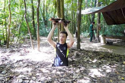 Cu Chi Tunnels: Morning or Afternoon Guided Trip Top Site Must Visit Cu Chi Tunnels: Morning or Afternoon Guided Trip Top Site Must Visit