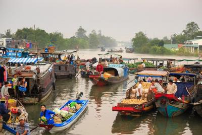 Full-Day Mekong Delta Floating Market Tour at Cai Be Full-Day Mekong Delta Floating Market Tour at Cai Be