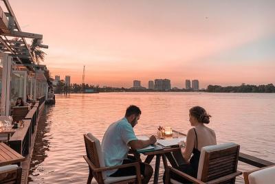 Romantic Sunset Cocktail by Luxury Speedboat Romantic Sunset Cocktail by Luxury Speedboat