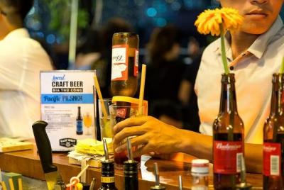 Beer and snacks in Ho Chi Minh City Beer and snacks in Ho Chi Minh City