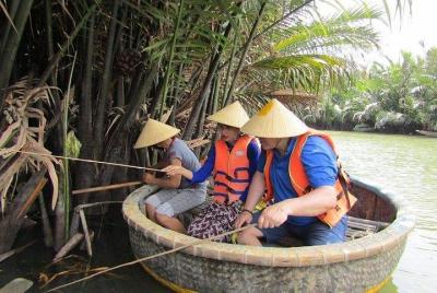 Hoi An Basket Boat Tour ( basket boat, visit water coconut forest, fishing crab) Hoi An Basket Boat Tour ( basket boat, visit water coconut forest, fishing crab)