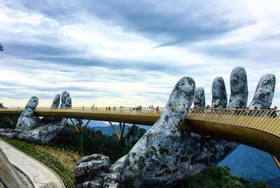 GOLDEN BRIDGE & BA NA HILL via CABLE CAR from DA NANG or HOI AN (Private Tour) GOLDEN BRIDGE & BA NA HILL via CABLE CAR from DA NANG or HOI AN (Private Tour)