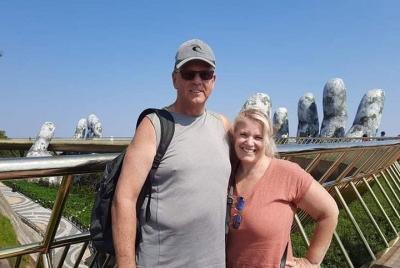 Golden Bridge - Monkey Mountain- Dragon Bridge- Marble Mountain Private day Trip Golden Bridge - Monkey Mountain- Dragon Bridge- Marble Mountain Private day Trip